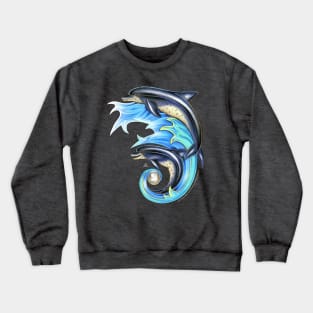 Breeze & Brine (for dark colors) Crewneck Sweatshirt